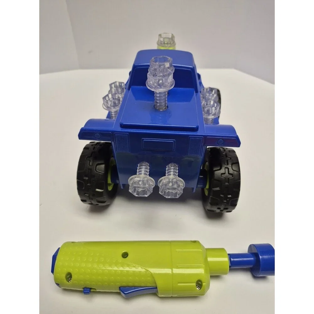 Design N Drill Blue Truck Screws/bolts And Screwdriver Battery Powered Toy